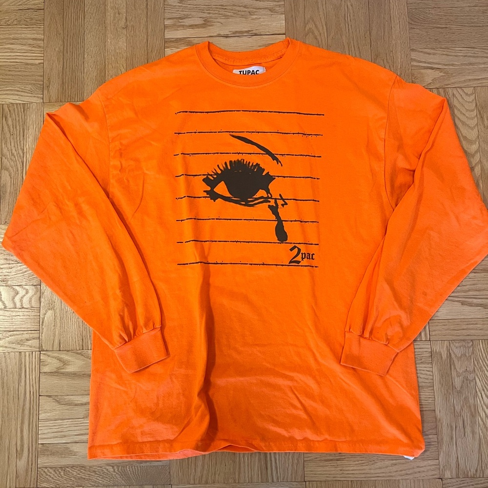 Vintage  Tupac L/S T-Shirt By V-Files